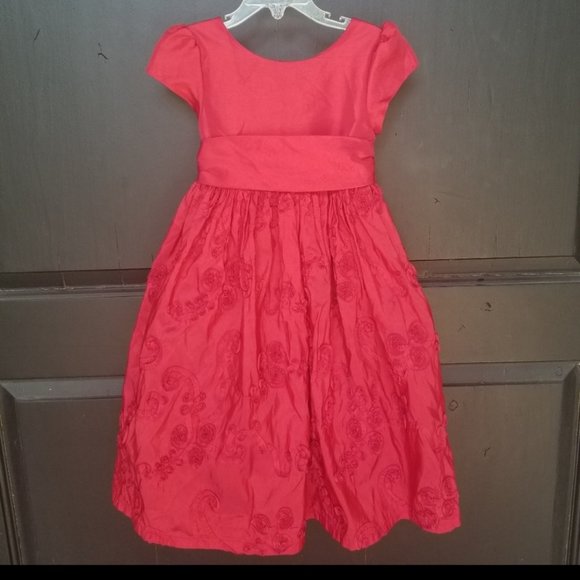 GIRLS CHRISTMAS HOLIDAY DRESS SZ 5 CINDERELLA